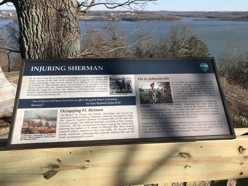 Injuring Sherman Marker image. Click for full size.