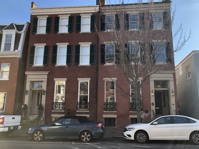 The houses at 412 and 414 Prince Street. Click for full size. The houses at 412 and 414 Prince Street image. Click for full size.
