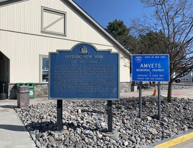 The Erie Canal Marker. Click for full size. The Erie Canal Marker image. Click for full size.