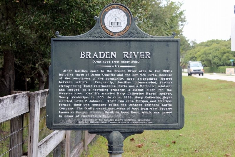 Braden River Marker Side 2 image. Click for full size.