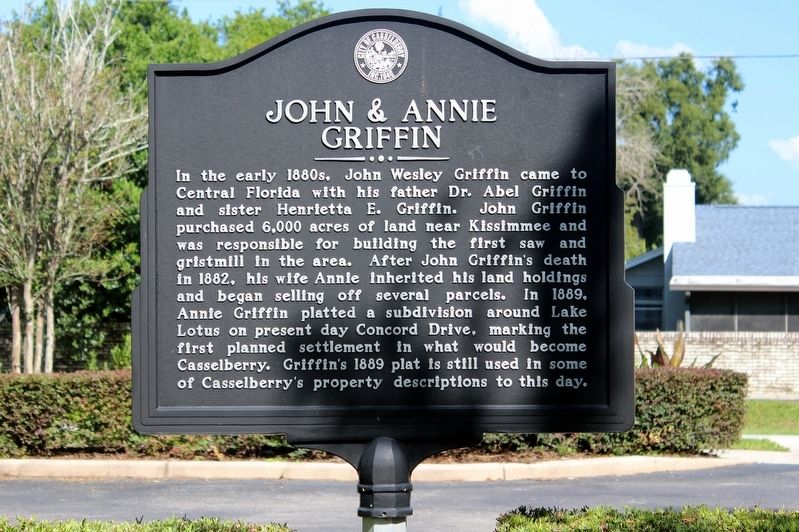 John & Annie Griffin Marker image. Click for full size.