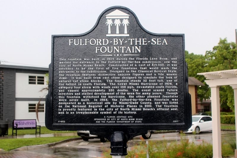 Fulford-By-The-Sea Fountain Marker image. Click for full size.