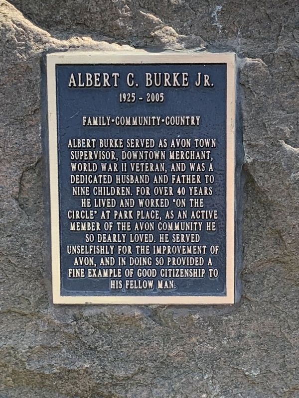 Albert C. Burke Jr. Marker image. Click for full size.