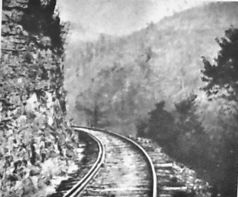 Marker detail: Creon Farr�s Switchback Railway image. Click for full size.