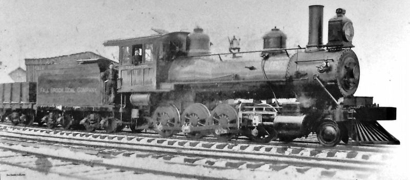 Marker detail: The “Tiadaghton” Locomotive image. Click for full size.