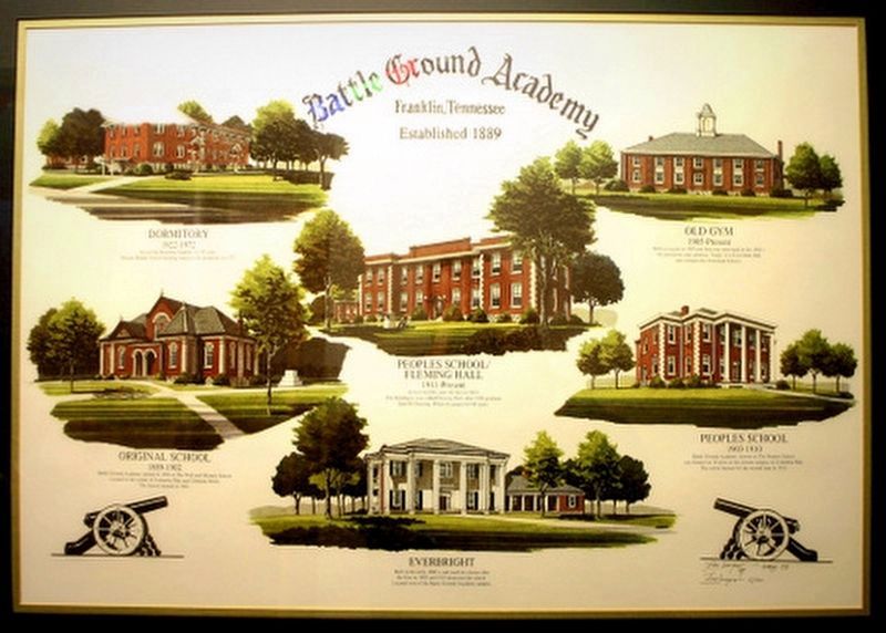 Battle Ground Academy buildings through time image. Click for full size.