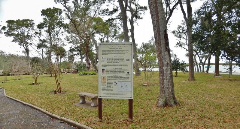Archaeology at the Nombre de Dios Mission — Nuestra Se�ora de La Leche Shrine Marker image. Click for full size.