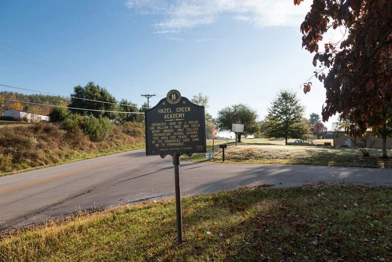 Hazel Green Academy Marker image. Click for full size.