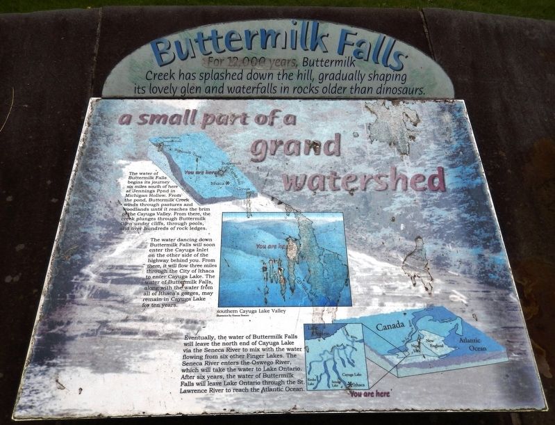 Buttermilk Falls Marker image. Click for full size.