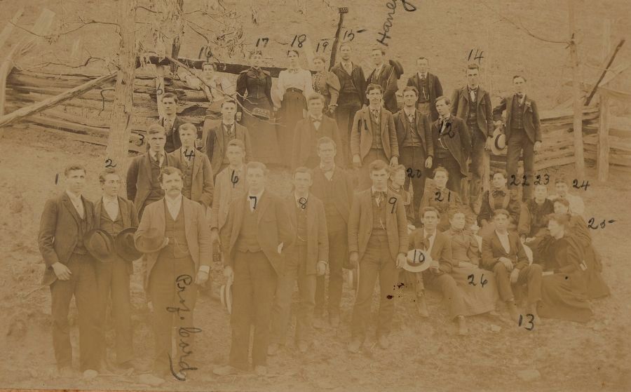 The Teacher's Class at Hazel Green Academy, 1893. Click for full size. The Teacher's Class at Hazel Green Academy, 1893 image. Click for full size.
