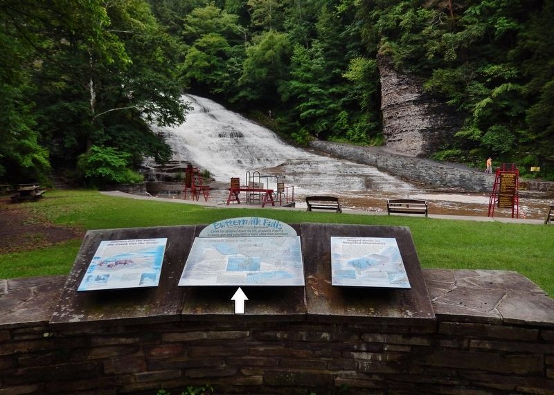 Buttermilk Falls Marker image, Touch for more information