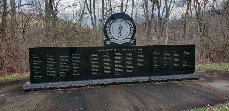 Everettville Mine Disaster Memorial image. Click for full size.