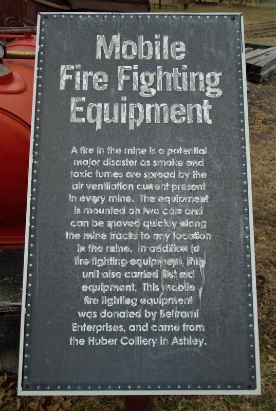 Mobile Fire Fighting Equipment Marker image. Click for full size.