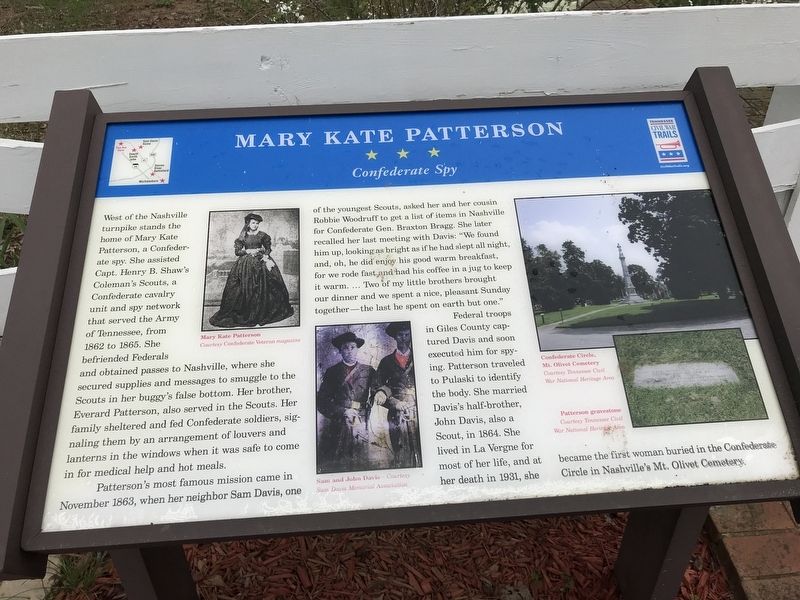 Mary Kate Patterson Marker image. Click for full size.