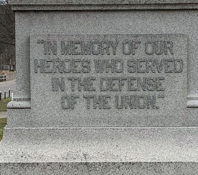 Greene Civil War Memorial. Click for full size. Greene Civil War Memorial image. Click for full size.