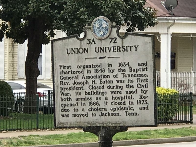 Union University Marker image. Click for full size.