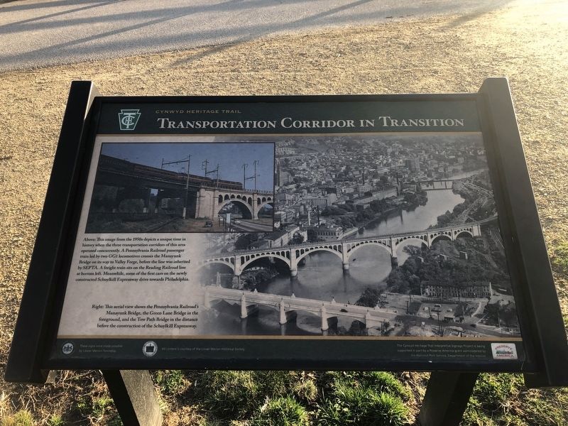 Transportation Corridor in Transition Marker image. Click for full size.