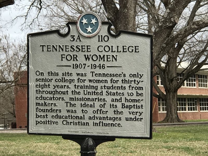 Tennessee College for Women Marker image. Click for full size.
