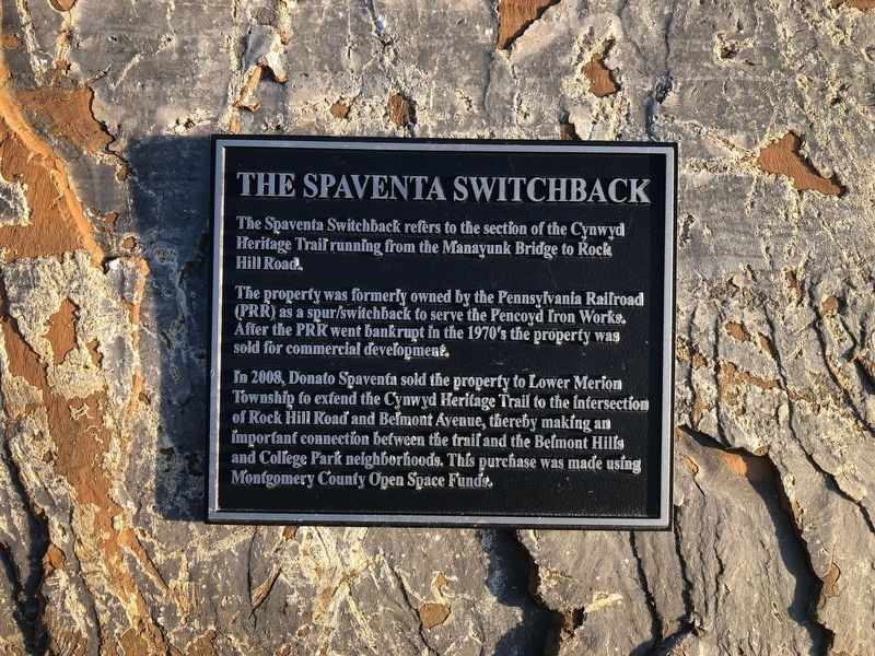The Spaventa Switchback Marker. Click for full size. The Spaventa Switchback Marker image. Click for full size.