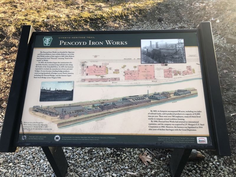 Pencoyd Iron Works Marker image. Click for full size.