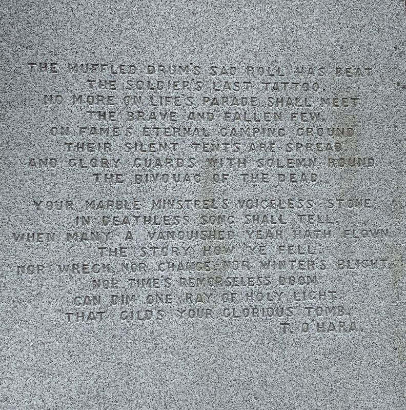 Bainbridge New York Civil War Memorial image. Click for full size.