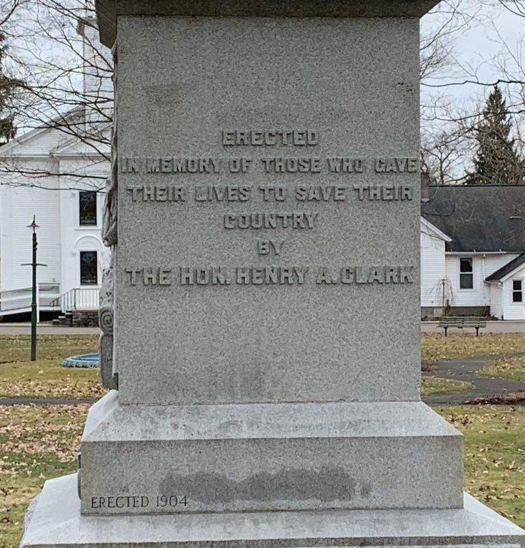 Bainbridge New York Civil War Memorial image. Click for full size.
