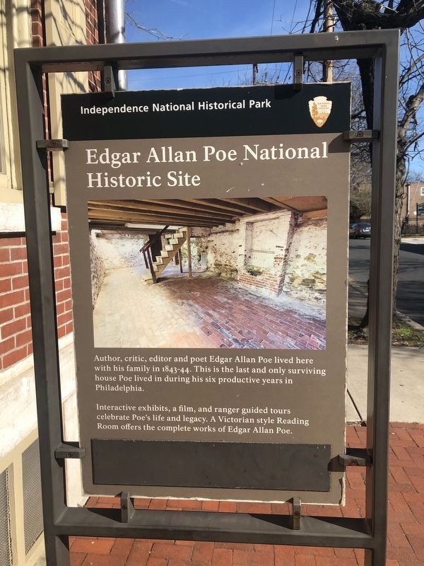 Edgar Allen Poe National Historic Site Marker image. Click for full size.