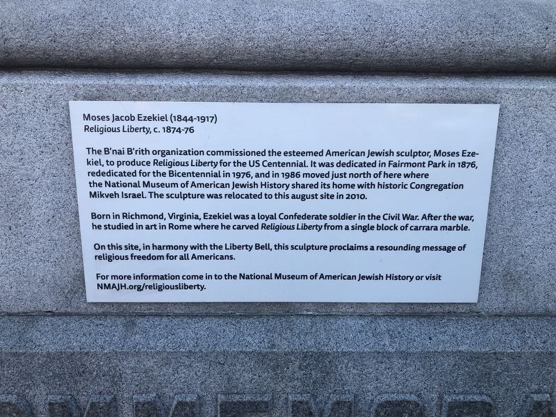 Plaque on the statue image. Click for full size.
