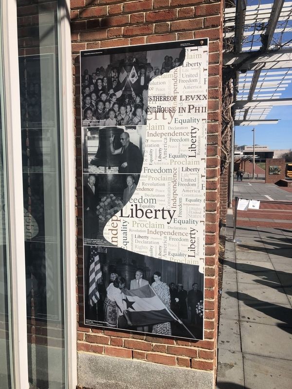Notable Visitors to the Liberty Bell Marker. Click for full size. Notable Visitors to the Liberty Bell Marker image. Click for full size.