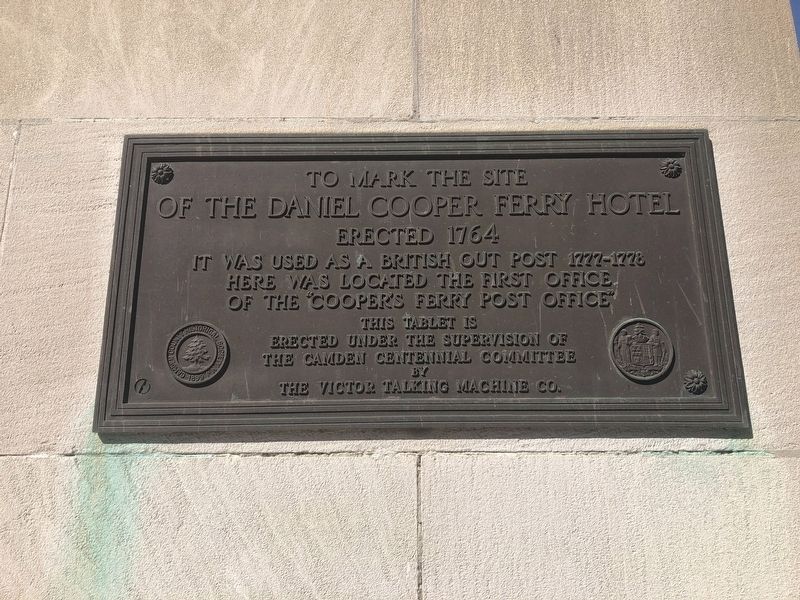 Daniel Cooper Ferry Hotel Marker image. Click for full size.