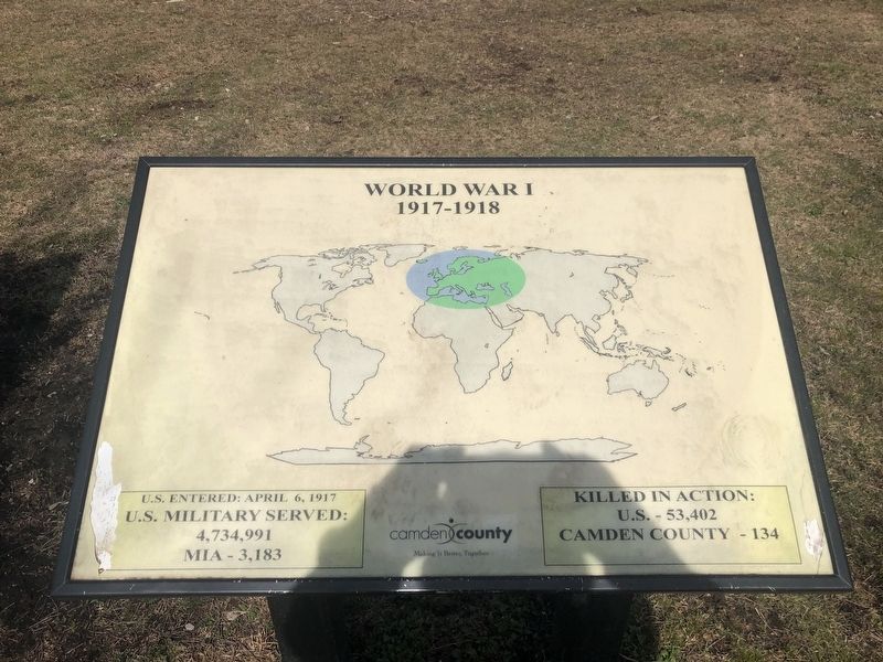 Veteran's Island Marker image. Click for full size.