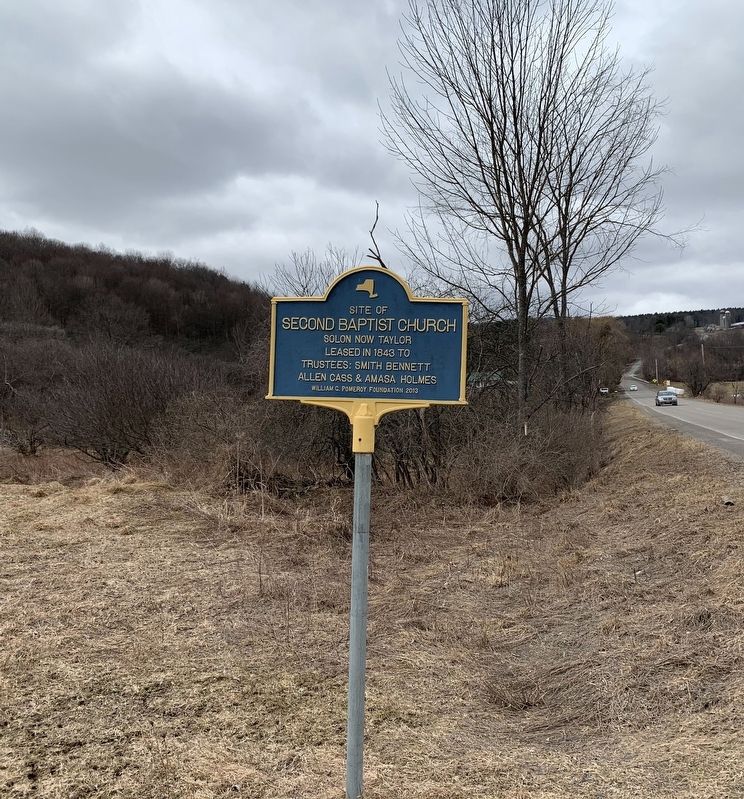 Second Baptist Church Marker image. Click for full size.