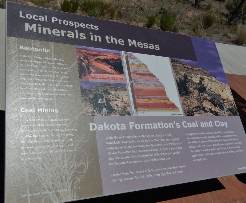 Minerals in the Mesas Marker image. Click for full size.