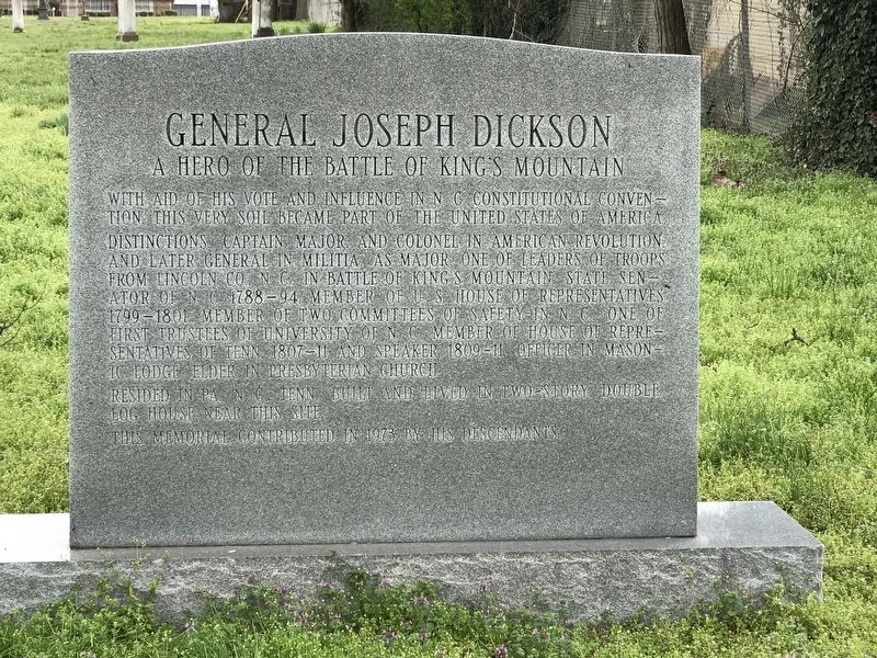 General Joseph Dickson Marker image. Click for full size.