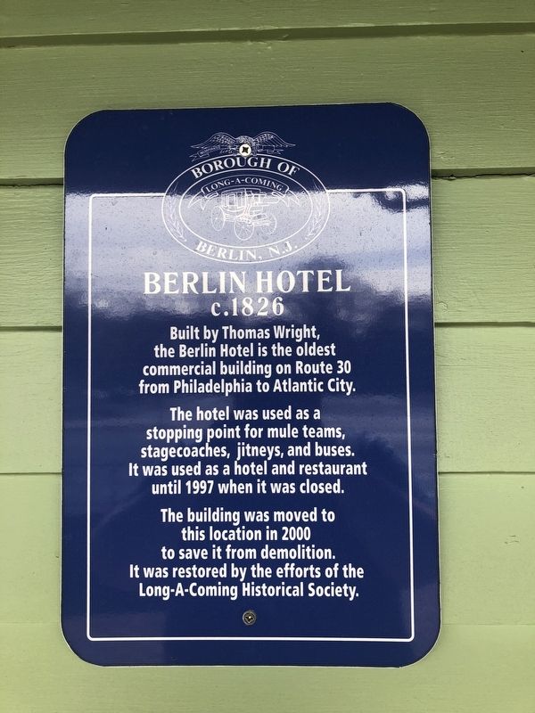 Berlin Hotel Marker image. Click for full size.