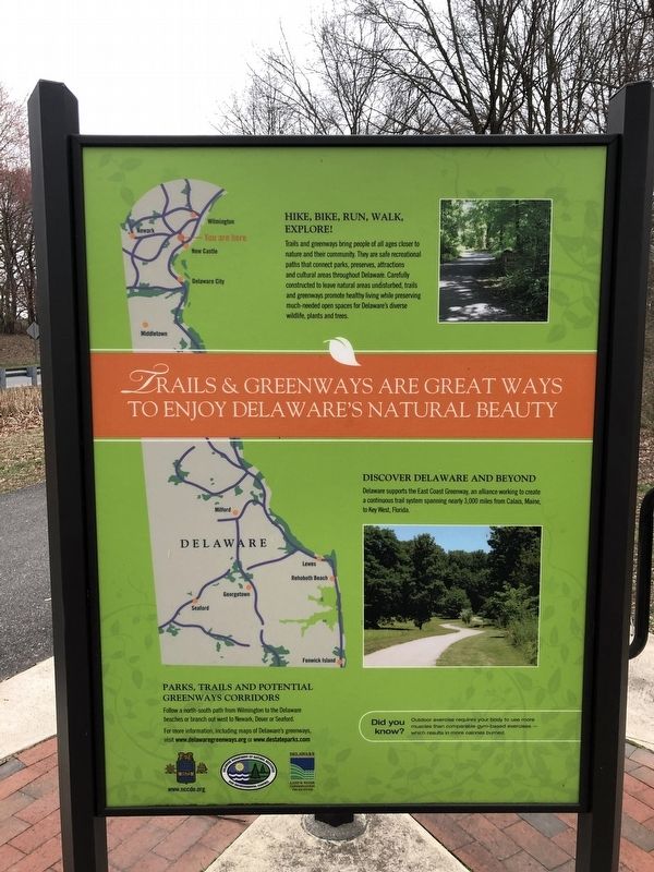 Trails & Greenways Are Great Ways To Enjoy Delaware's Natural Beauty image. Click for full size.