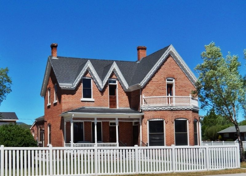 Red Brick House, Panguitch, Utah image. Click for full size.