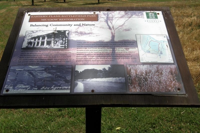 Eastern Flank Battlefield Park Marker image. Click for full size.