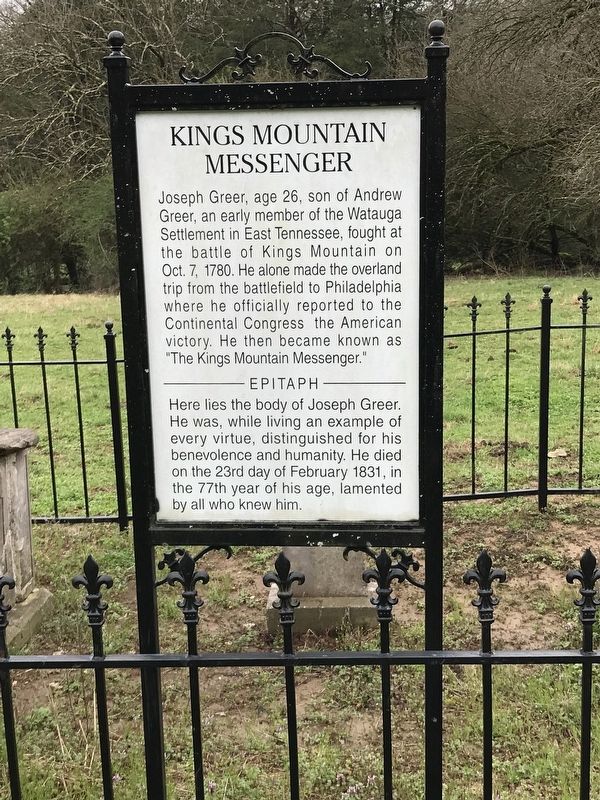 Kings Mountain Messenger Marker image. Click for full size.