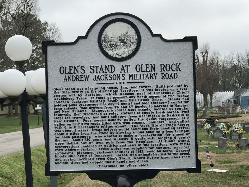 Glen's Stand at Glen Rock Marker image. Click for full size.