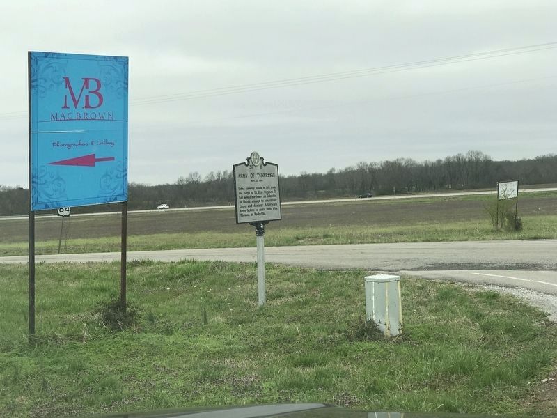 Army of Tennessee Marker image. Click for full size.