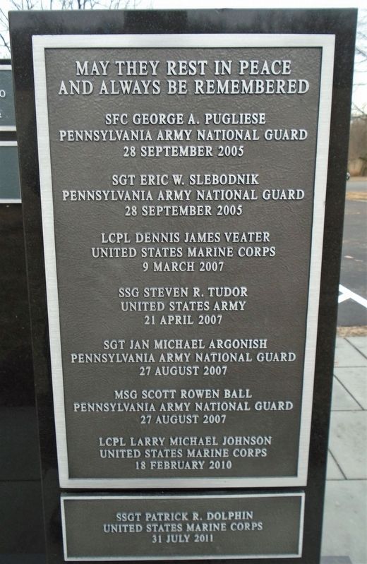 9-11 Memorial War on Terror Local Honored Dead image. Click for full size.