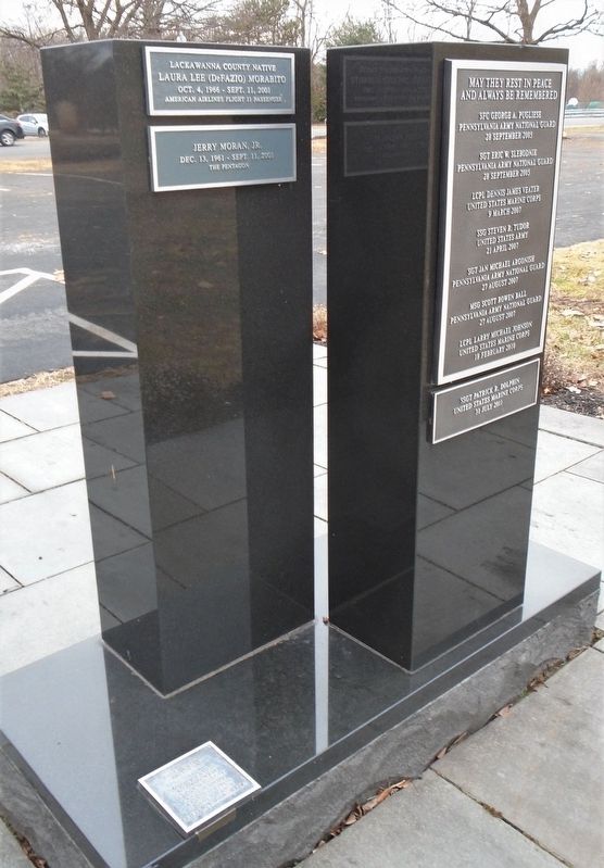 9-11 Memorial (showing Twin Towers design) image. Click for full size.