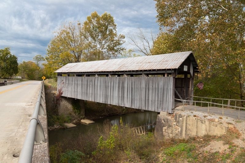 Ringos Mill Covered Bridge, near Hillsboro Kentucky image. Click for full size.