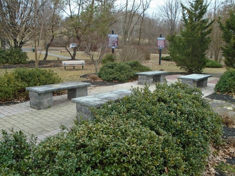 Cancer Survivors Park and Markers image. Click for full size.