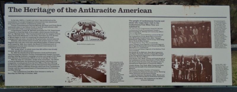 The Heritage of the Anthracite American Marker image. Click for full size.