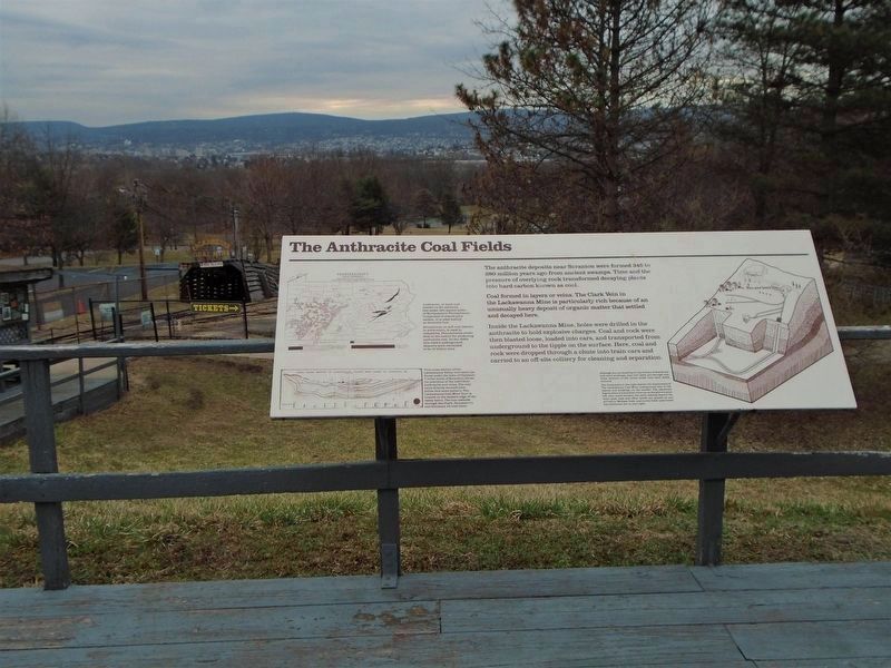 The Anthracite Coal Fields Marker image. Click for full size.