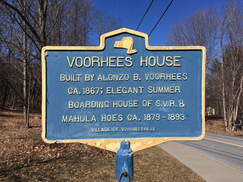 Voorhees House Marker image. Click for full size.