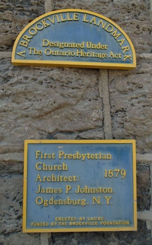 First Presbyterian Church Markers image. Click for full size.