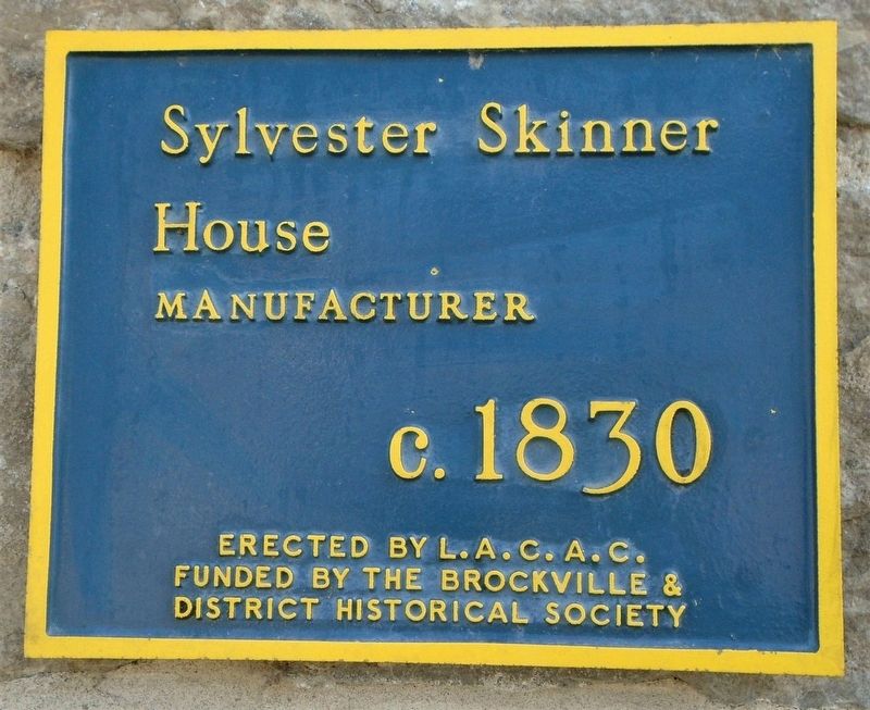 Sylvester Skinner House Marker image. Click for full size.